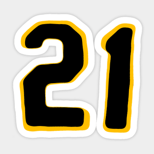 Roberto Clemente 21 Sticker